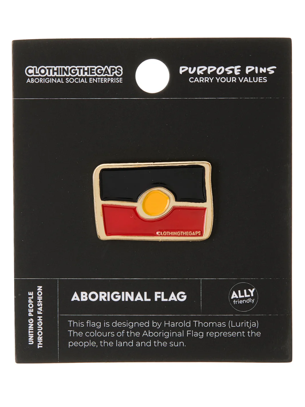 ABORIGINAL FLAG PIN - Image 2