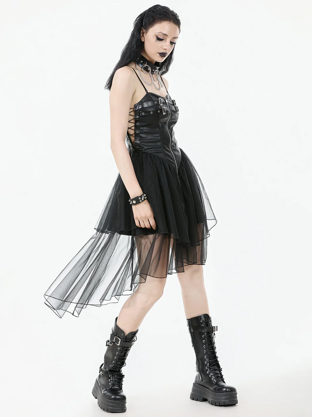 AFTERDARK MIDI DRESS