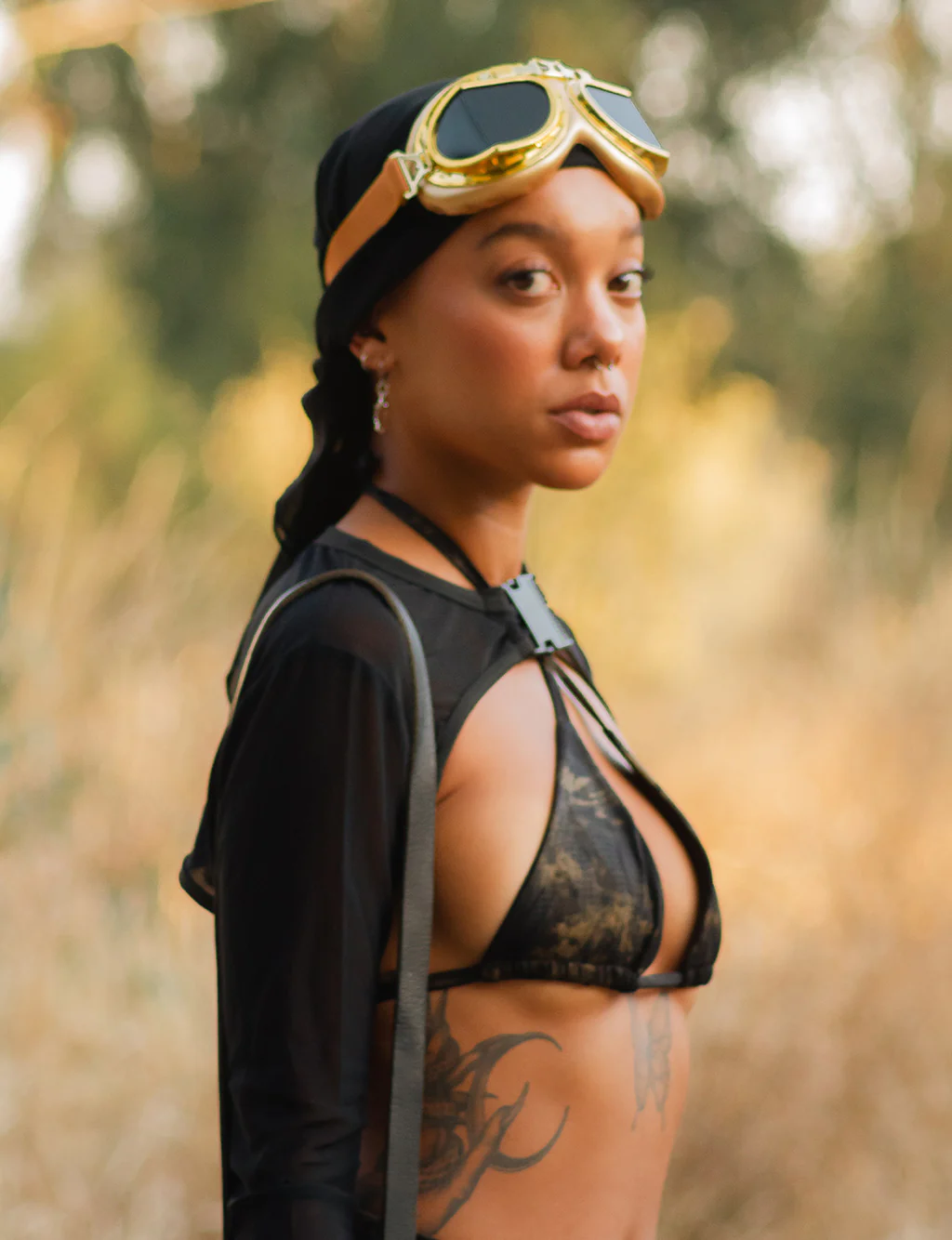 ALICIA SCARF - BLACK - Image 4
