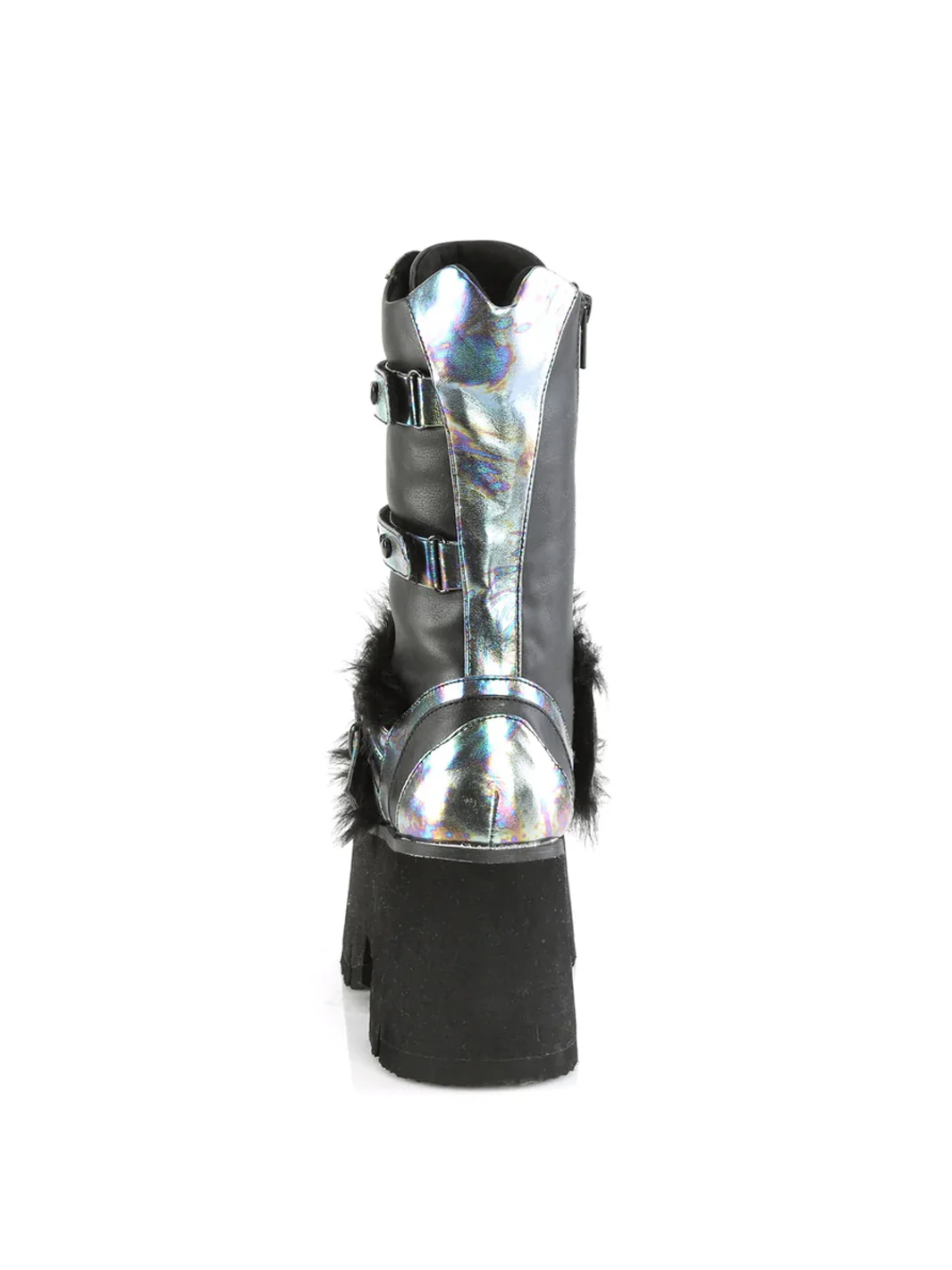 DEMONIA ASHES-120 BOOTS - BLACK GREEN OIL SLICK ✰ PRE ORDER ✰ - Image 3