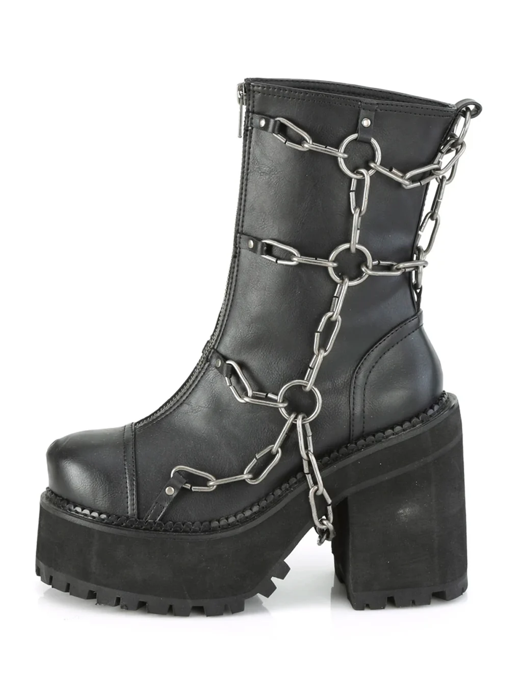 DEMONIA ASSAULT 66 PLATFORM BOOTS - Image 5