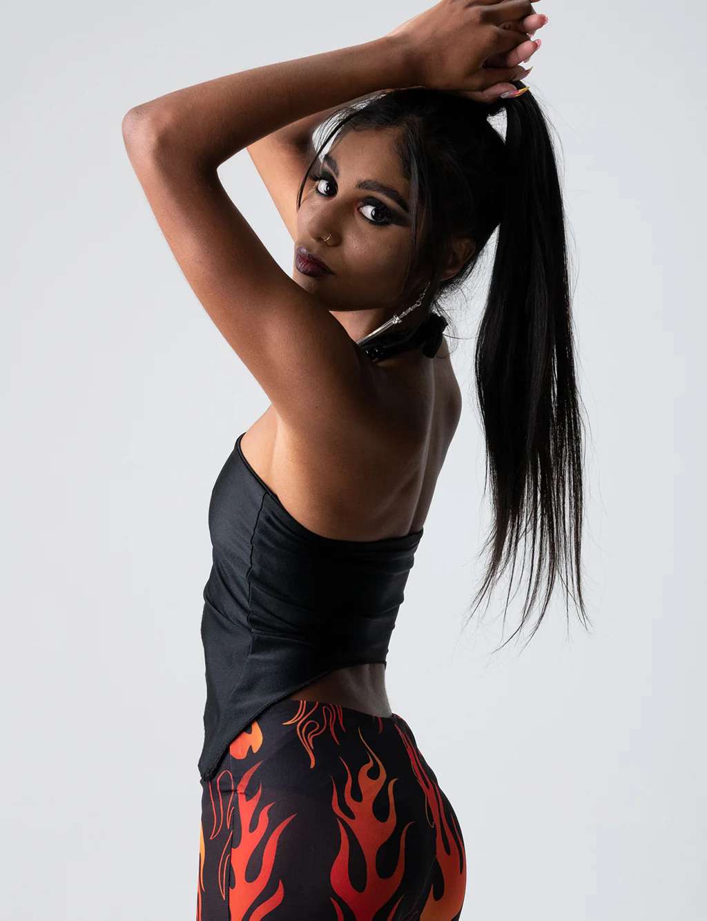 BAMBI CROP - JET BLACK - Image 4