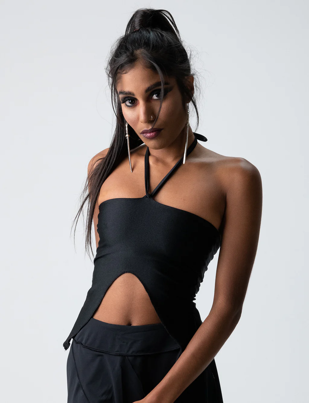 BAMBI CROP - JET BLACK - Image 5