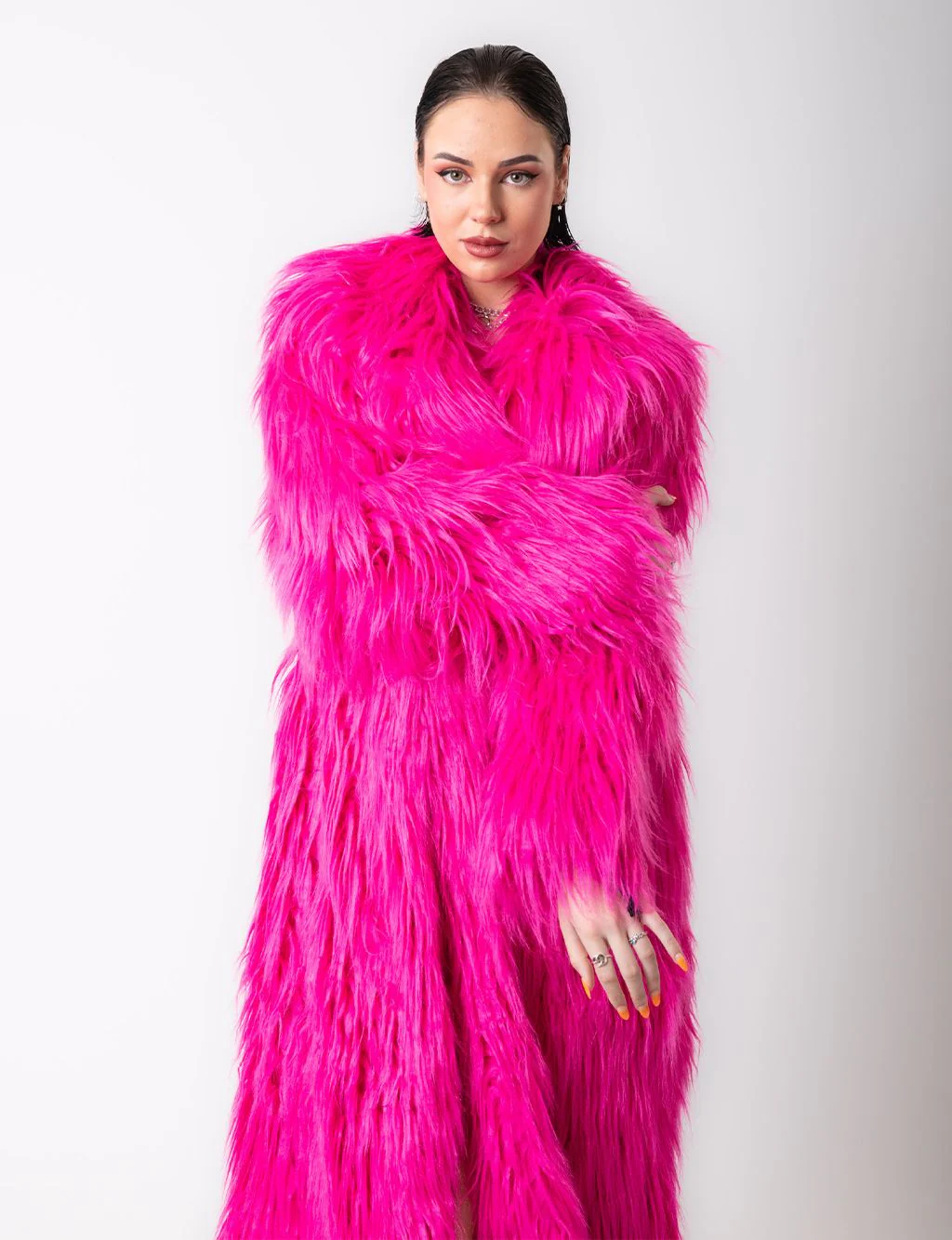 BIMBO DREAMZ FAUX FUR JACKET - LONG LENGTH ✰ MADE 4 U ✰ - Image 3