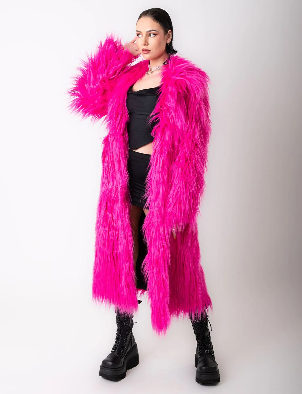 BIMBO DREAMZ FAUX FUR JACKET - LONG LENGTH ✰ MADE 4 U ✰ - Image 4