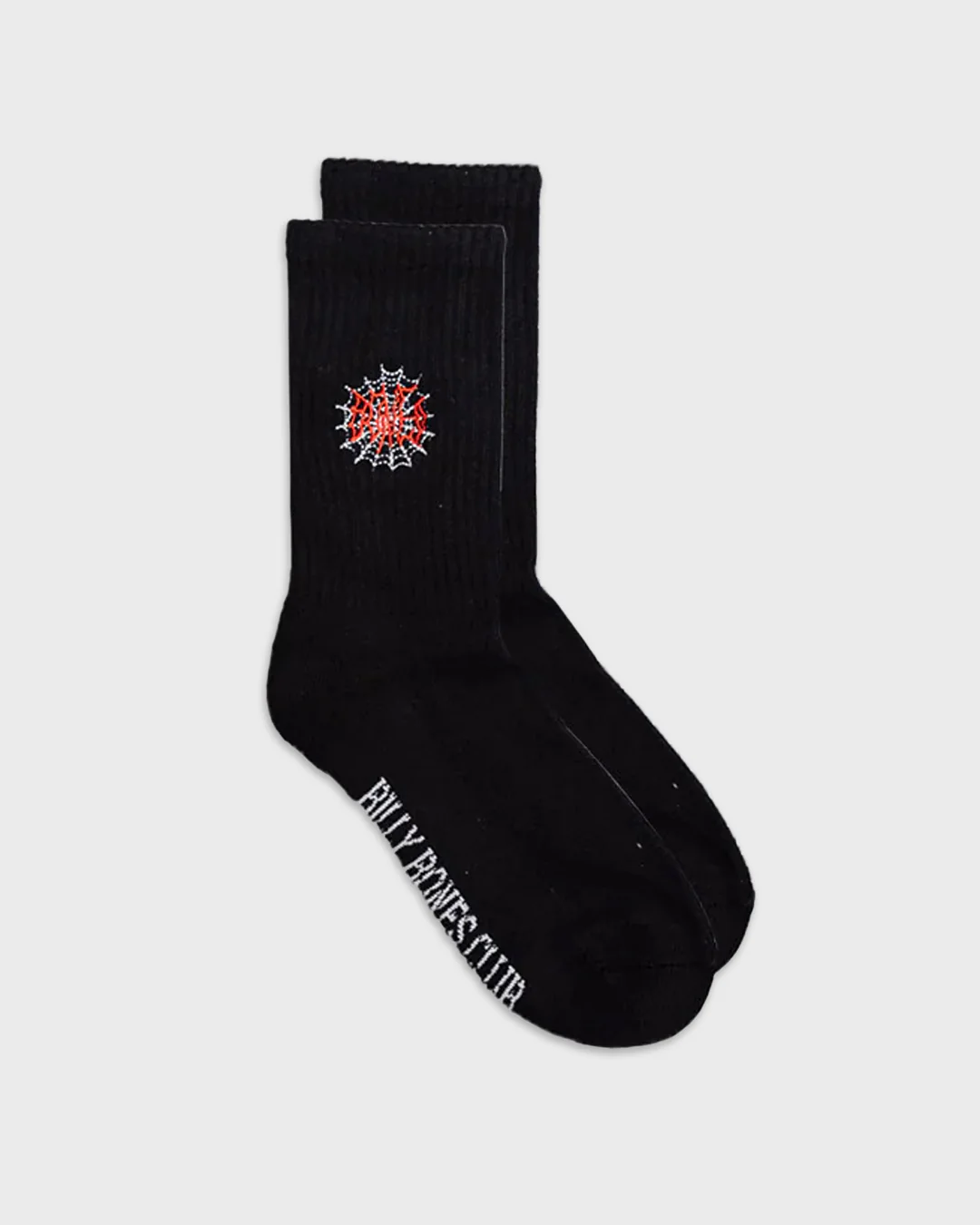 BLACK BONES SOCKS  - RED WEB
