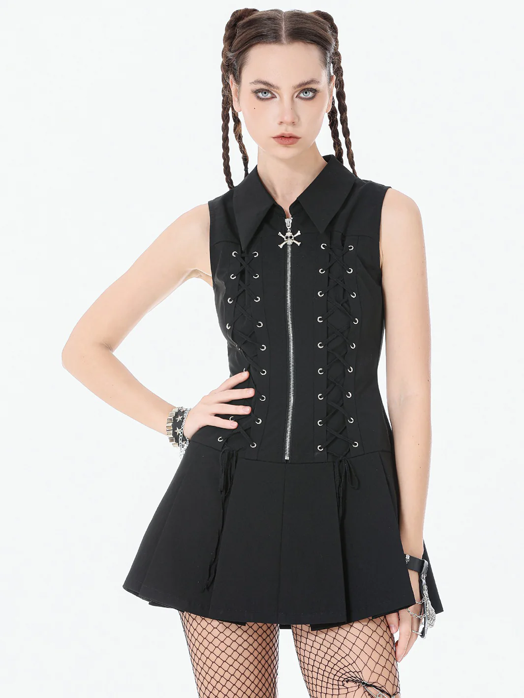 BLACKOUT MINI DRESS