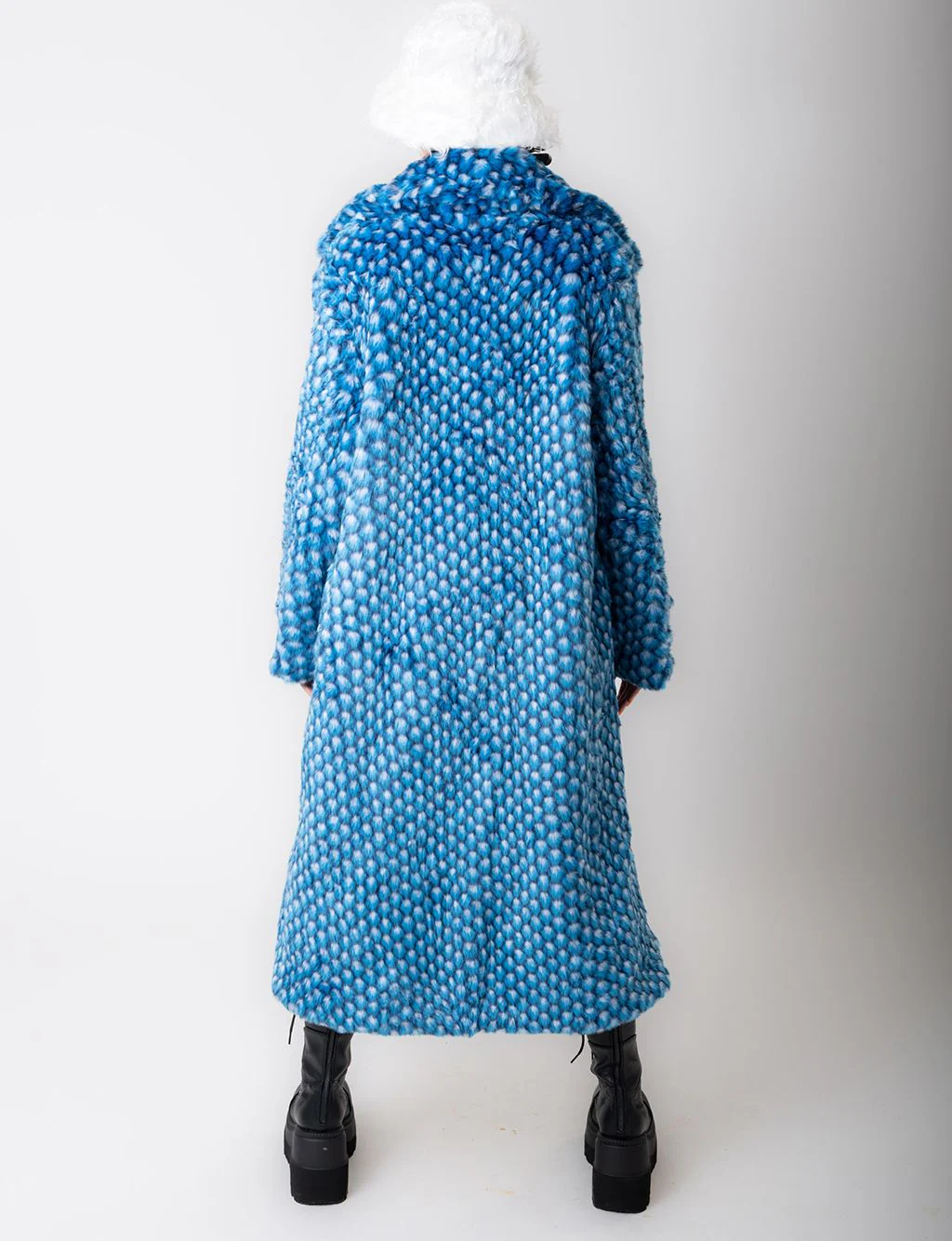 BLUE MERMAID FAUX FUR JACKET - LONG LENGTH ✰ MADE 4 U ✰ - Image 7