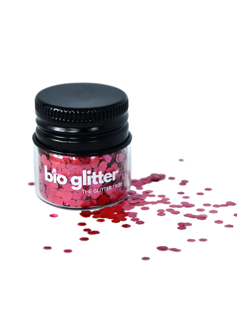 BLUSH RED BIODEGRADABLE GLITTER - Image 2