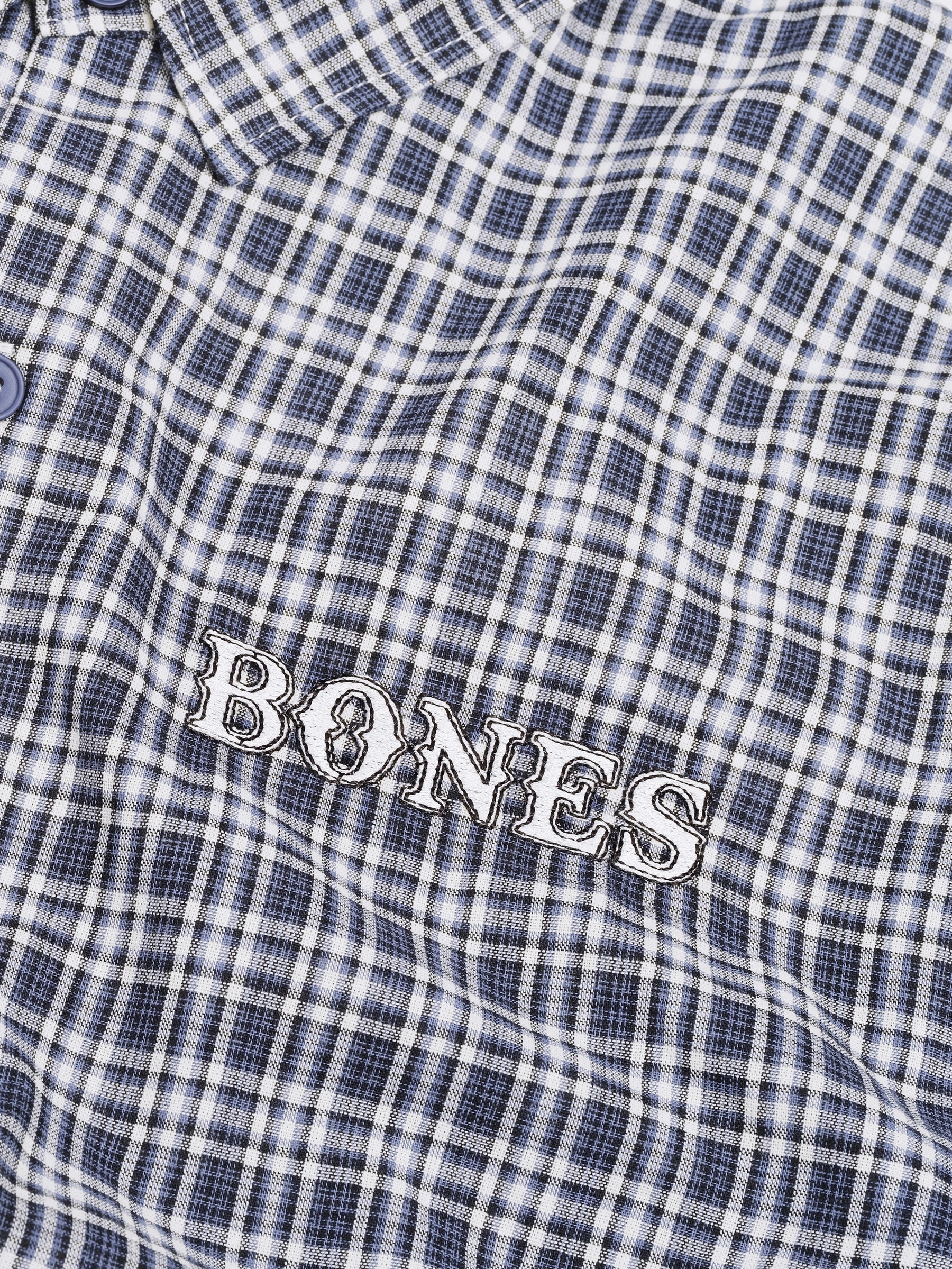 BONES CHECK RODEO 2.0 SHIRT - BLUE - Image 9