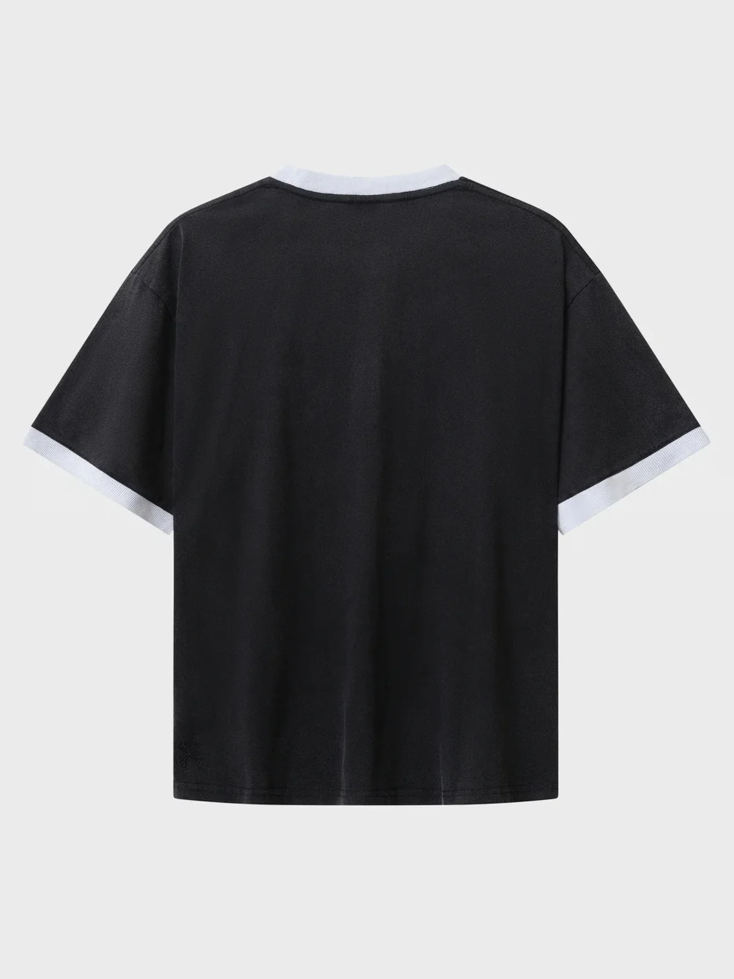 BONES CLASSIC RINGER TEE - VINTAGE BLACK/WHITE - Image 8