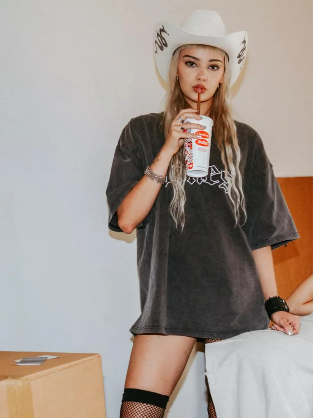 BONES CLASSIC TEE - WASHED BLACK - Image 3