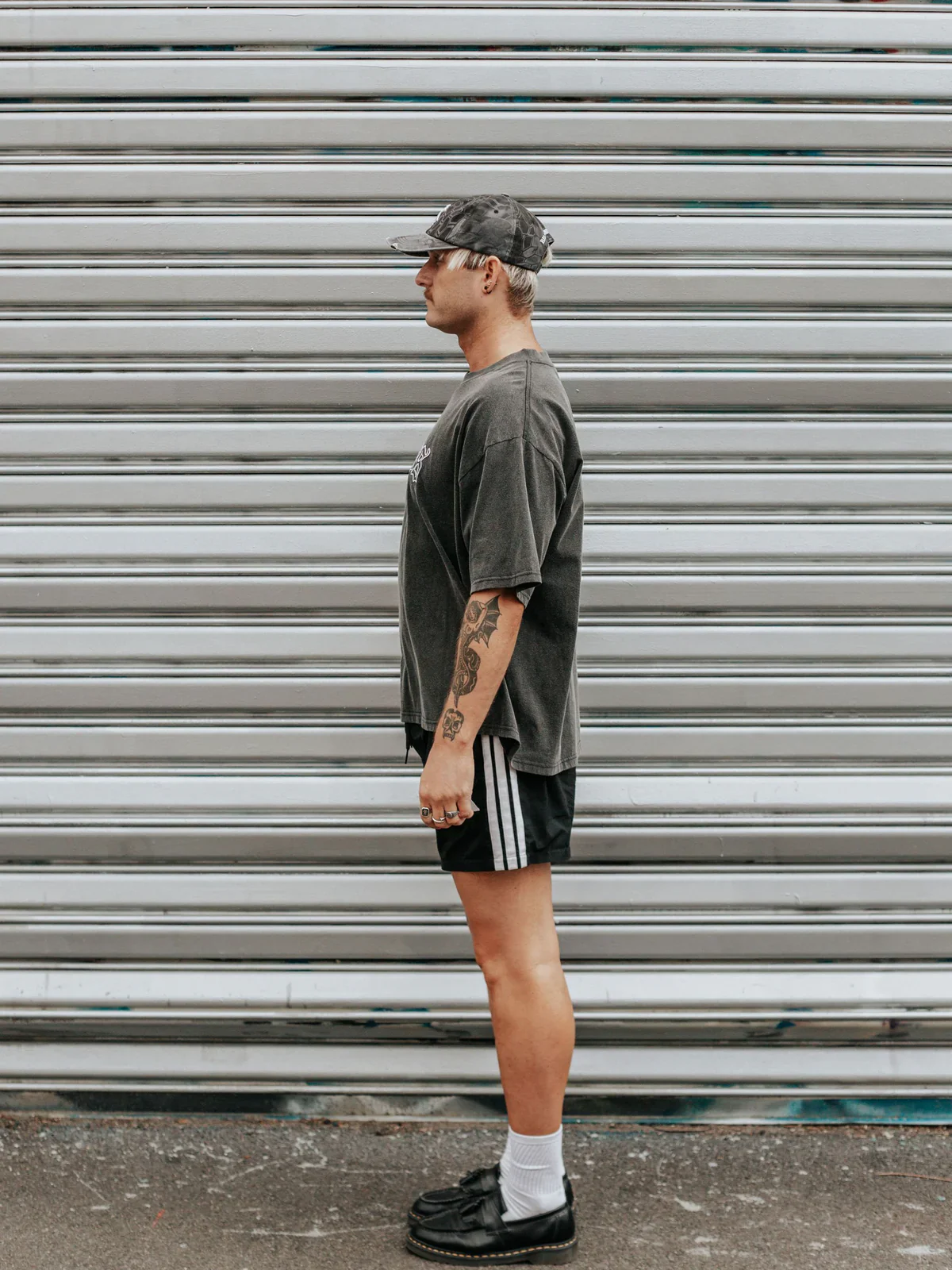 BONES CLASSIC TEE - WASHED BLACK - Image 5