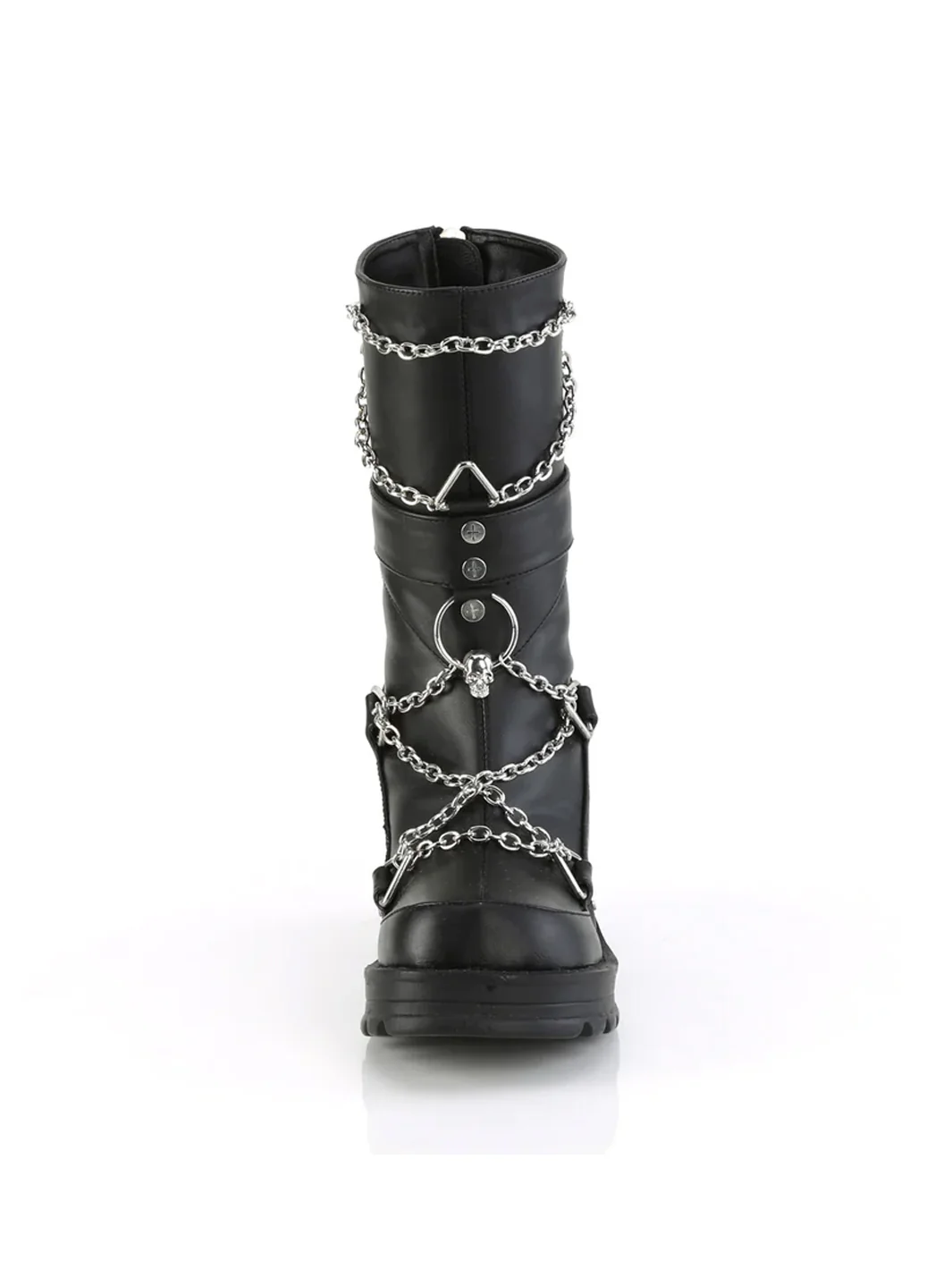 DEMONIA BRATTY-120 - BLACK VEGAN LEATHER ✰ PRE ORDER ✰ - Image 2