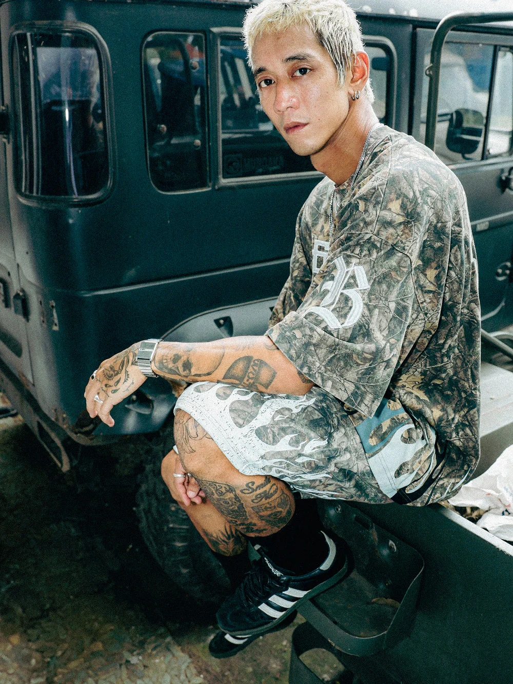 BURNER BOXY TEE - ALPINE CAMO - Image 6