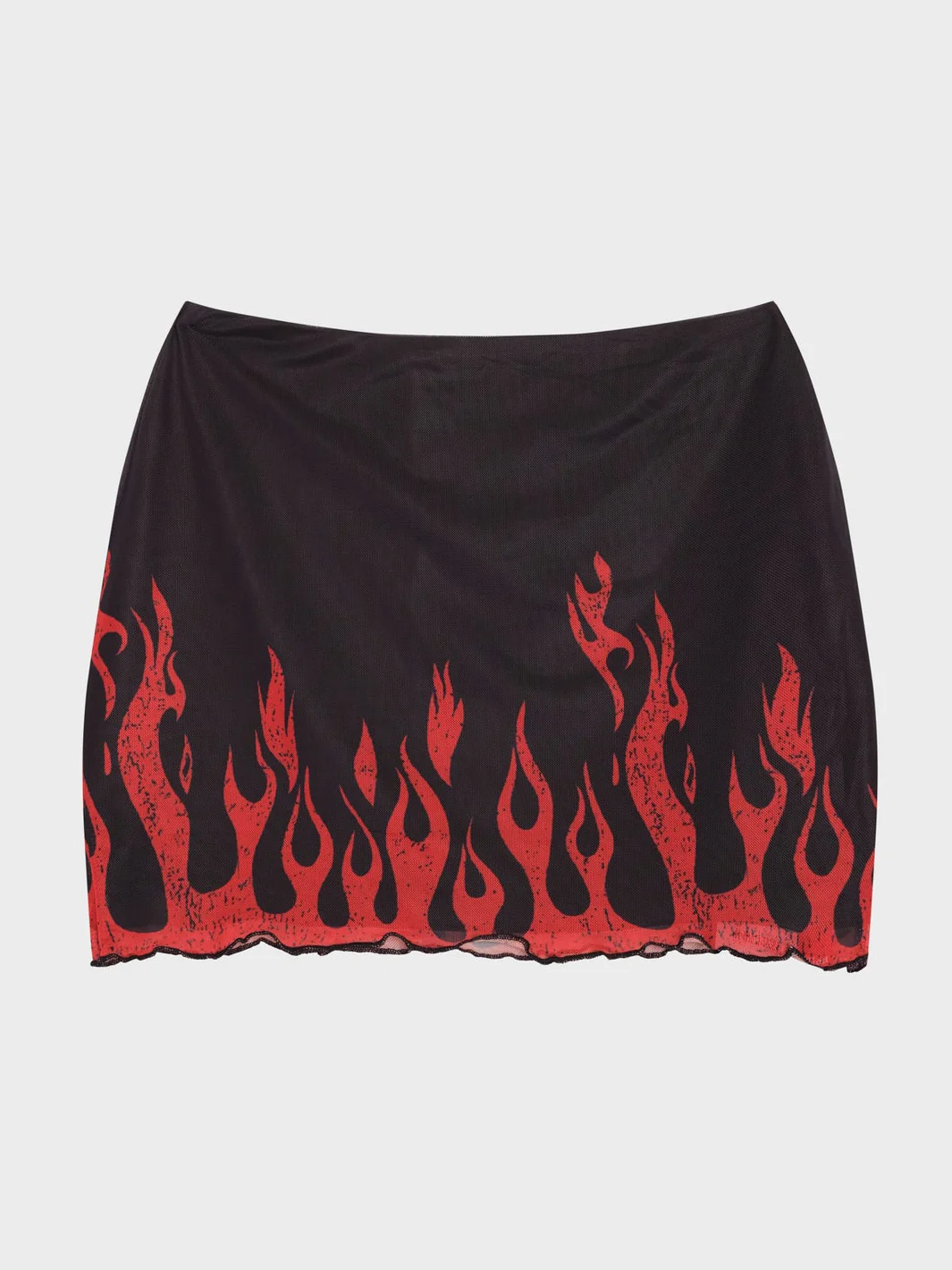 BURNER MESH SKIRT - BLACK/RED - Image 2