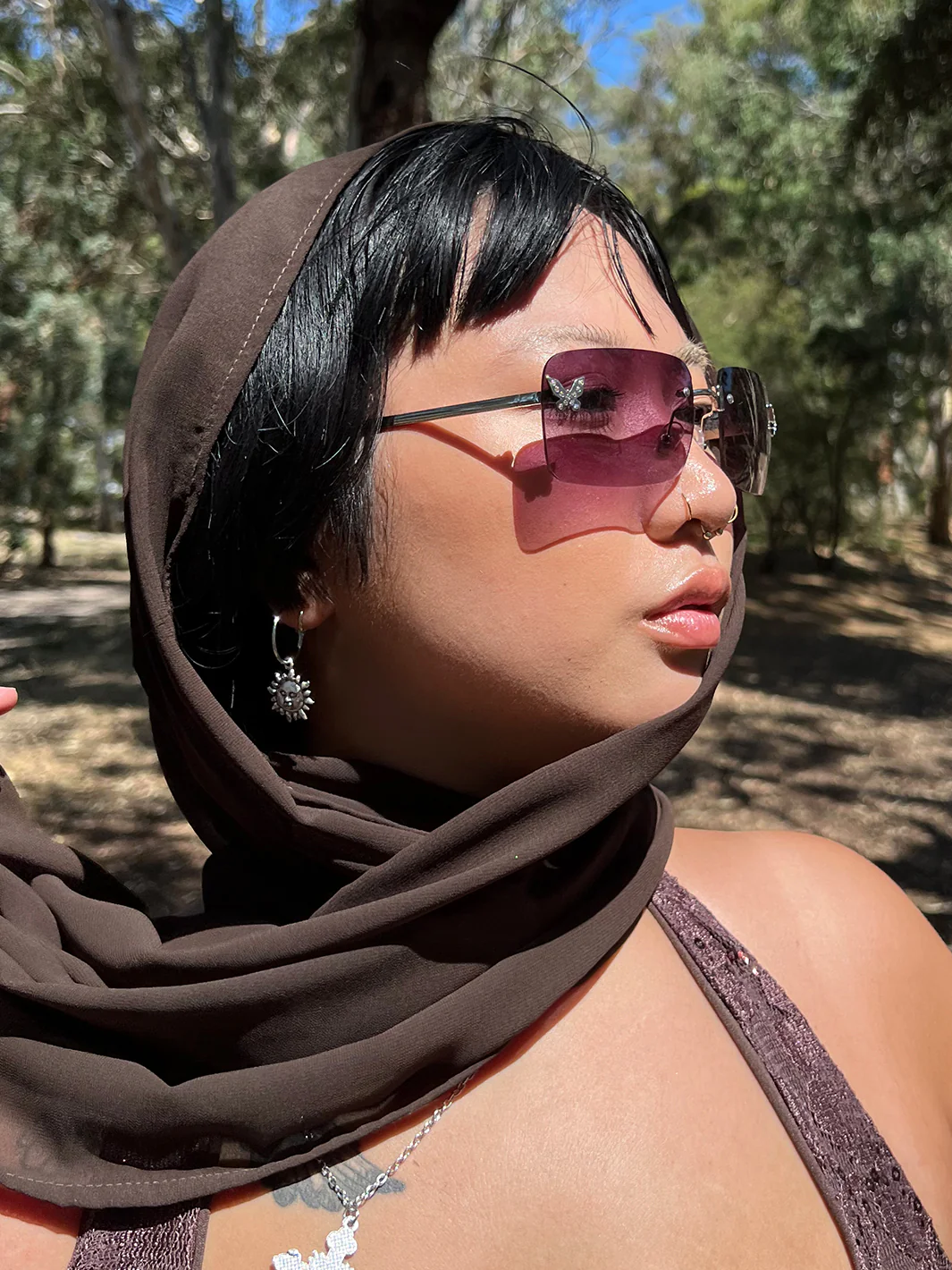 BUTTERFLY PRINCESS SHADES - BLACK - Image 2
