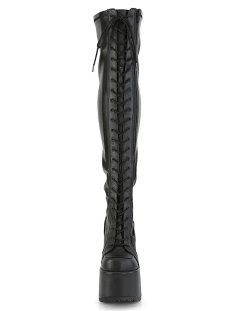 DEMONIA CAMEL-300 - BLACK VEGAN LEATHER ✰ PRE ORDER ✰ - Image 6
