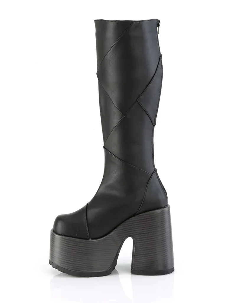 DEMONIA CAMEL-280 - BLACK VEGAN LEATHER ✰ PRE ORDER ✰ - Image 3