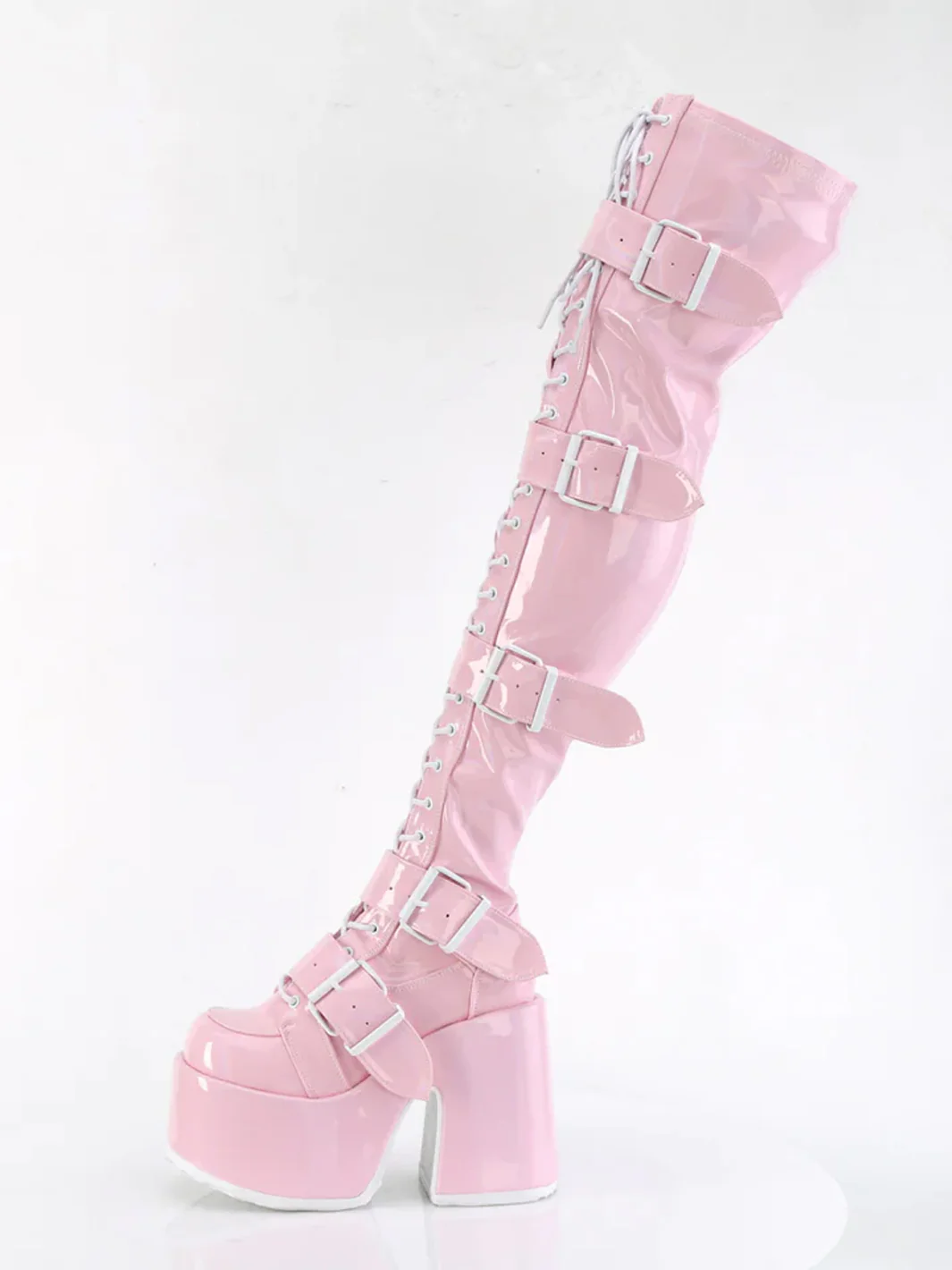 DEMONIA CAMEL-305 - PINK STRETCH HOLOGRAM ✰ PRE ORDER ✰ - Image 5