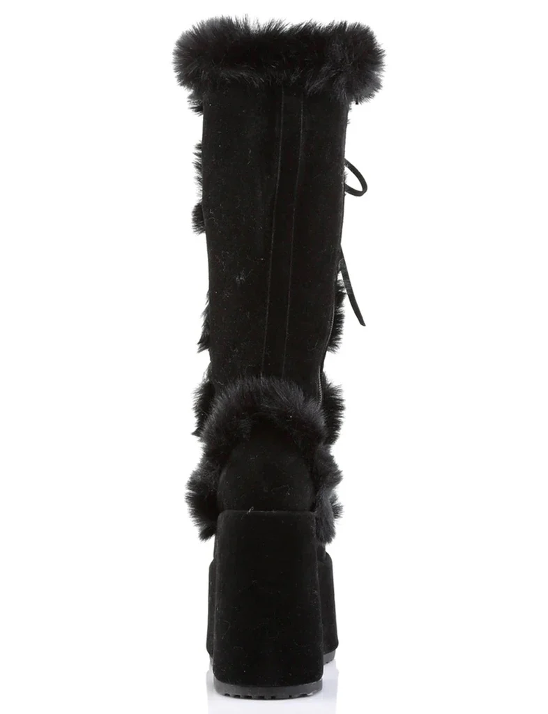 DEMONIA CAMEL-311 PLATFORM BOOTS - BLACK ✰ PRE ORDER ✰ - Image 5