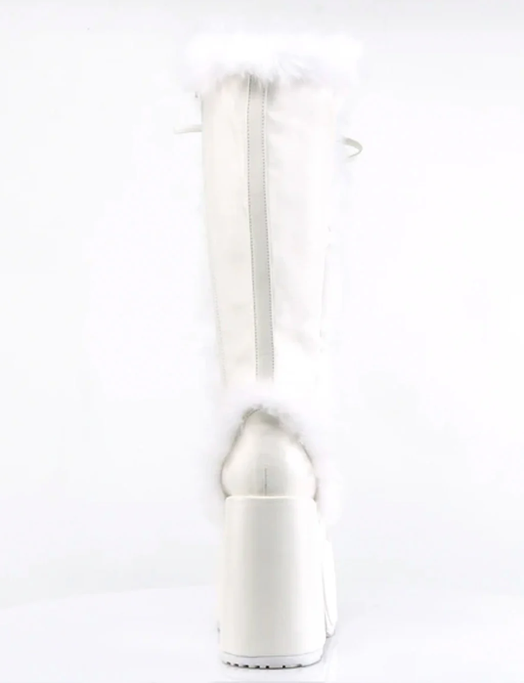 DEMONIA CAMEL 311 PLATFORM BOOTS - WHITE - Image 10