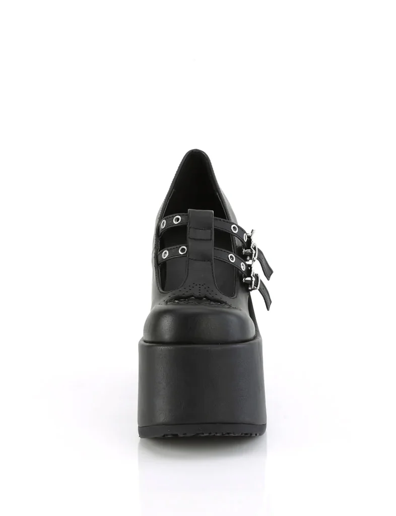 DEMONIA CAMEL-55 - BLACK VEGAN LEATHER ✰ PRE ORDER ✰ - Image 2