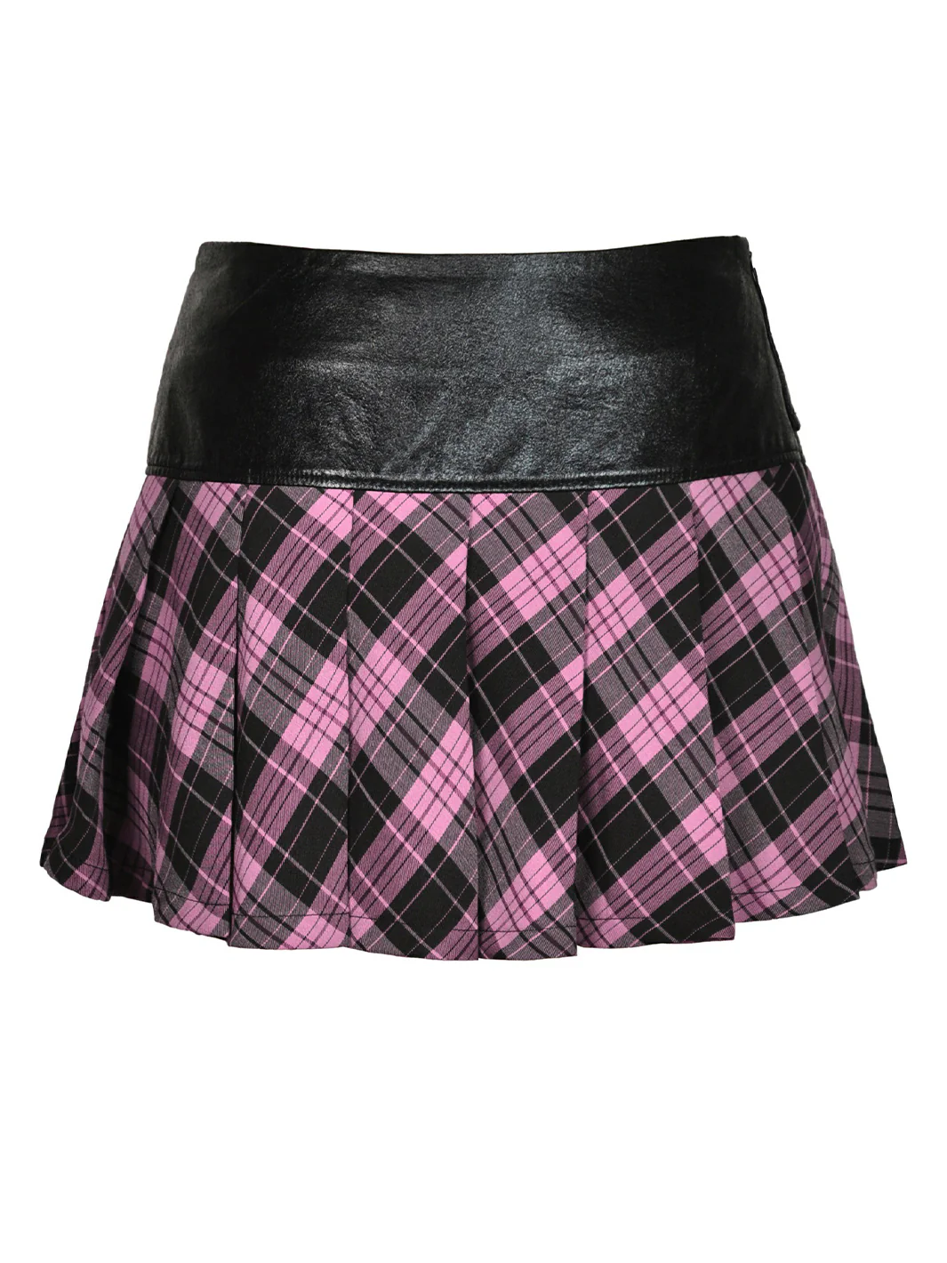CLUB RAT PLAID MINI SKIRT - Image 3