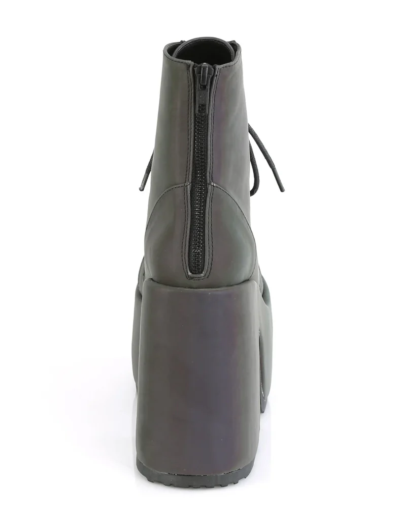 DEMONIA CAMEL-203 BOOTS - GREEN REFLECTIVE ✰ PRE ORDER ✰ - Image 3