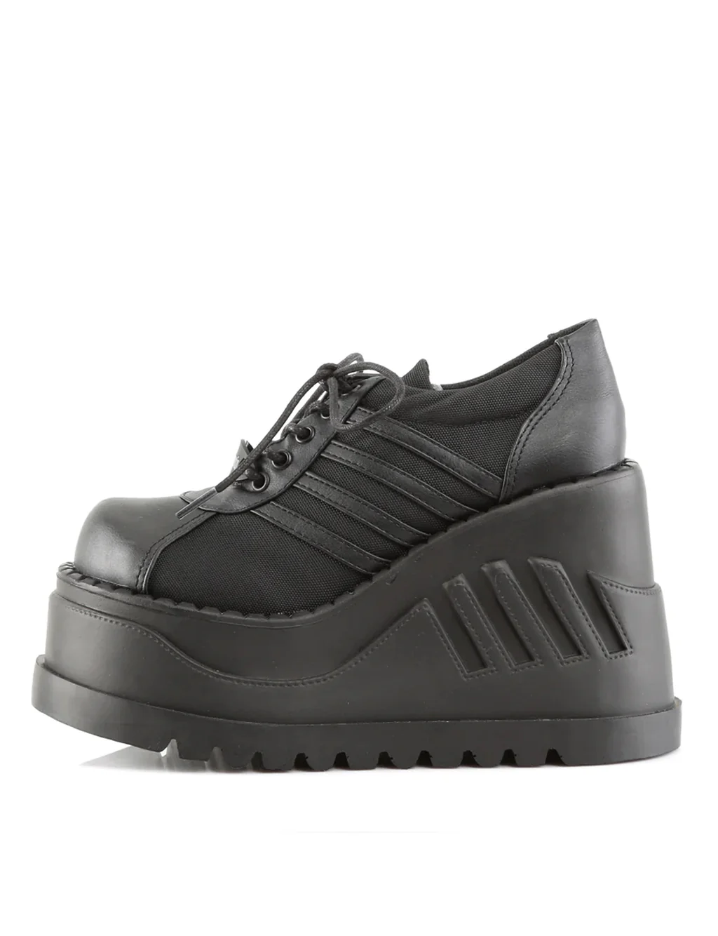 DEMONIA STOMP 08 PLATFORM SNEAKERS - BLACK - Image 5