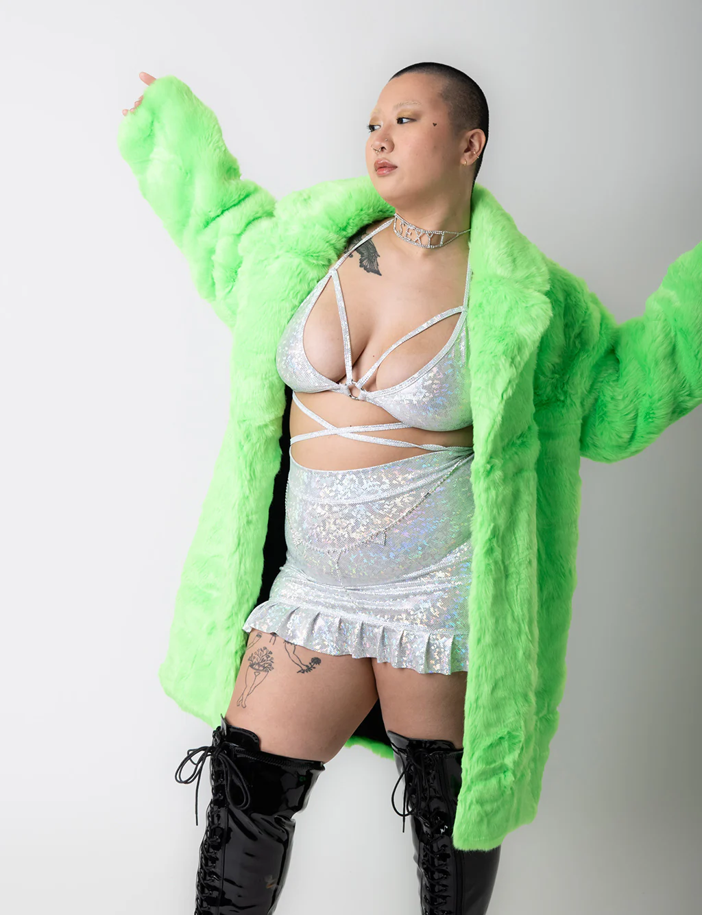 CUSTOM FAUX FUR JACKET 2.0 - MID LENGTH ✰ MADE 4 U ✰ - Image 4