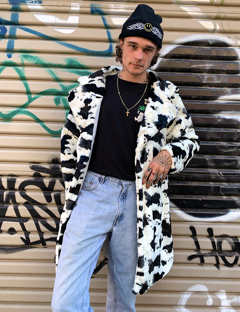 COW PRINT FAUX FUR JACKET ✰ MADE 4 U ✰ - Image 11