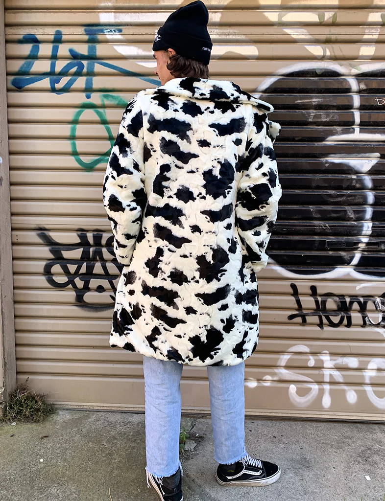 COW PRINT FAUX FUR JACKET ✰ MADE 4 U ✰ - Image 12