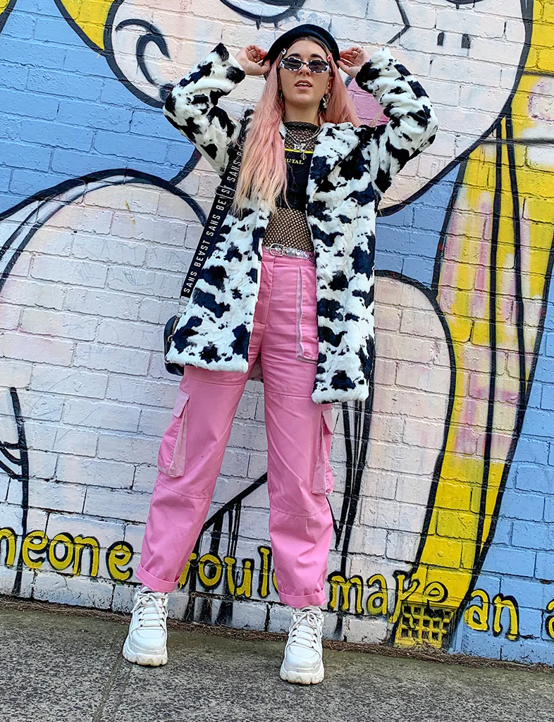 COW PRINT FAUX FUR JACKET ✰ MADE 4 U ✰ - Image 14