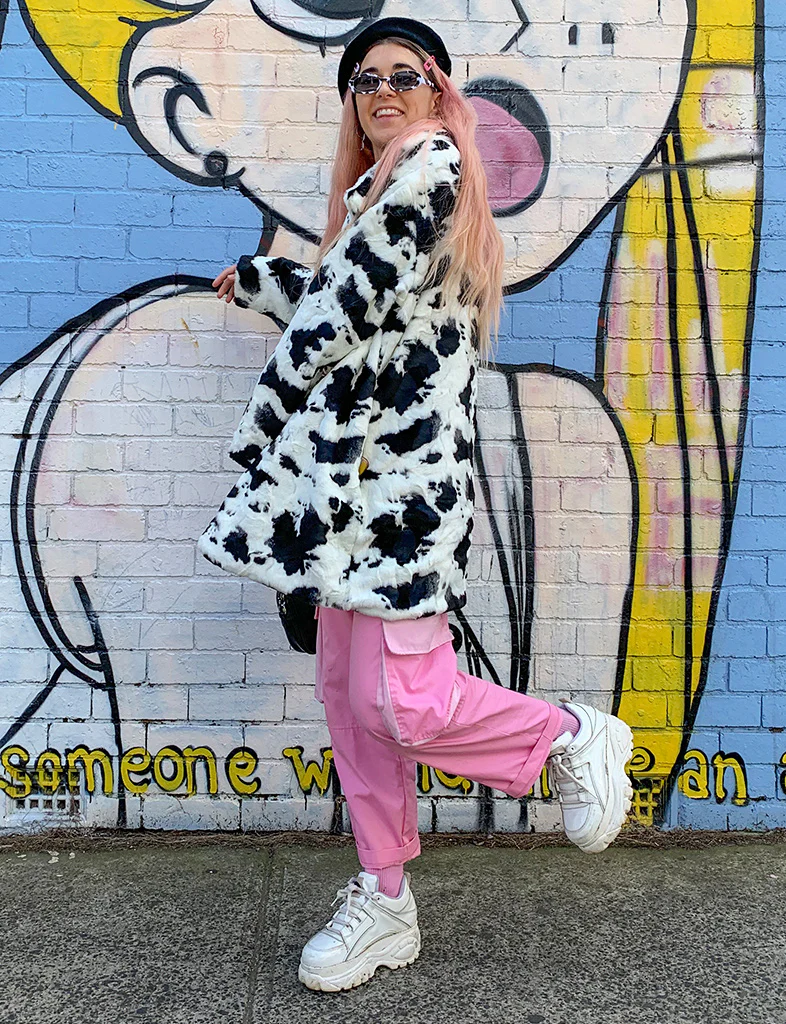 COW PRINT FAUX FUR JACKET ✰ MADE 4 U ✰ - Image 15