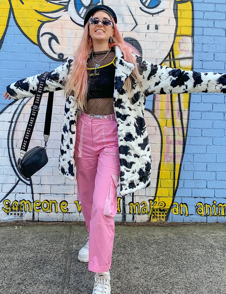 COW PRINT FAUX FUR JACKET ✰ MADE 4 U ✰ - Image 17