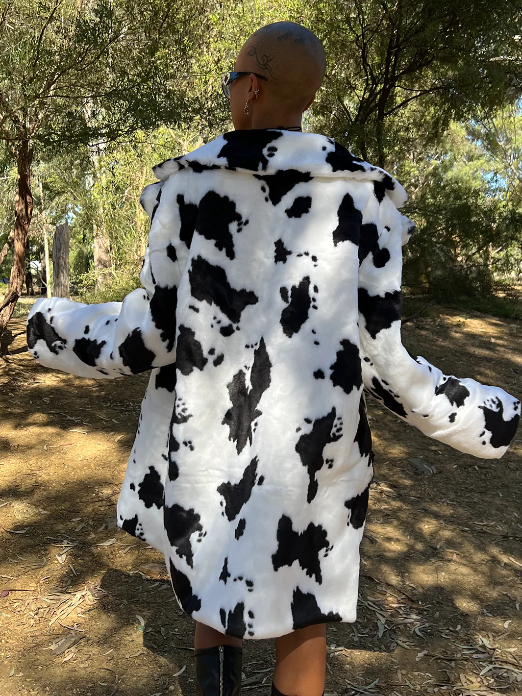 COW PRINT FAUX FUR JACKET ✰ MADE 4 U ✰ - Image 5