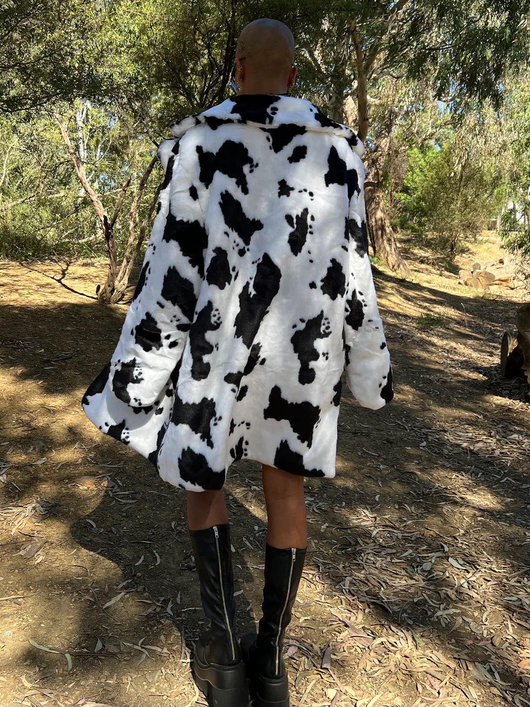 COW PRINT FAUX FUR JACKET ✰ MADE 4 U ✰ - Image 6