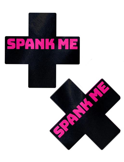 CROSS NIPPLE PASTIES - SPANK ME