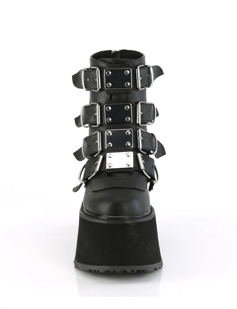 DEMONIA DAMNED-105 - BLACK VEGAN LEATHER ✰ PRE ORDER ✰ - Image 2
