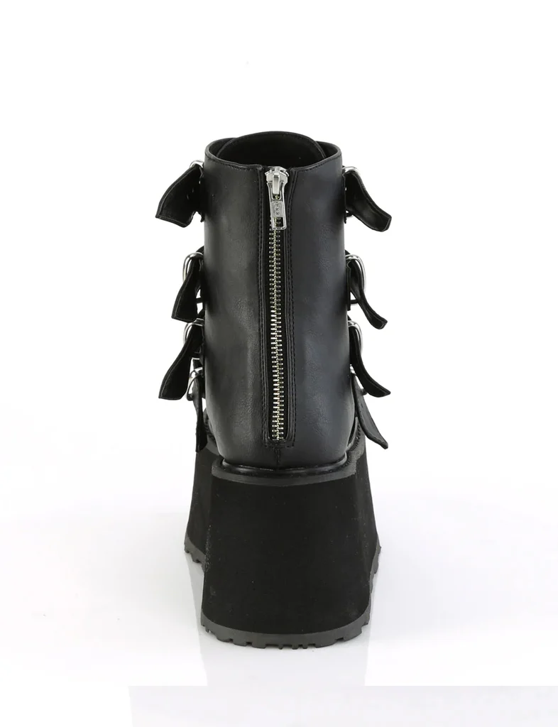 DEMONIA DAMNED-105 - BLACK VEGAN LEATHER ✰ PRE ORDER ✰ - Image 3