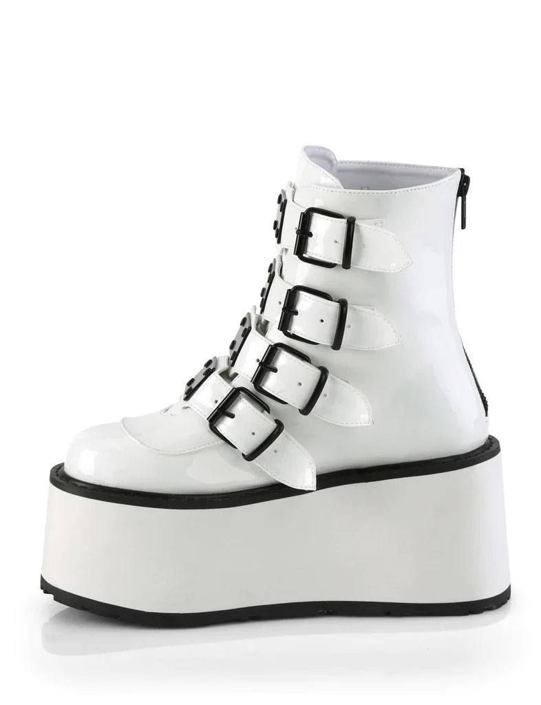 DEMONIA DAMNED-105 - WHITE HOLO PATENT ✰ PRE ORDER ✰ - Image 3