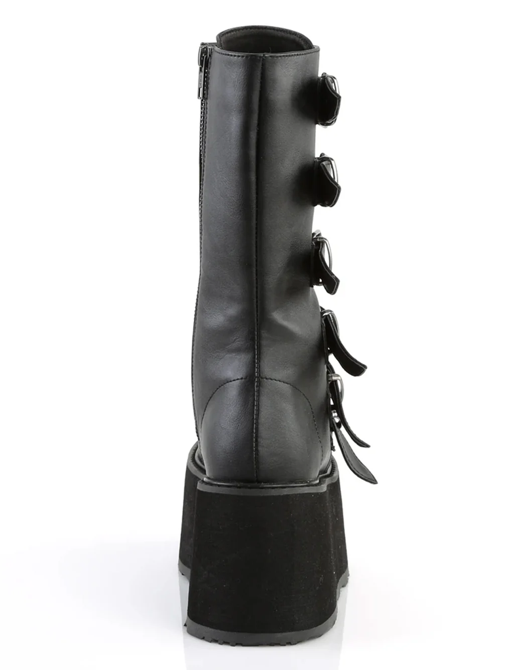 DEMONIA DAMNED 225 BOOTS - BLACK VEGAN LEATHER - Image 5