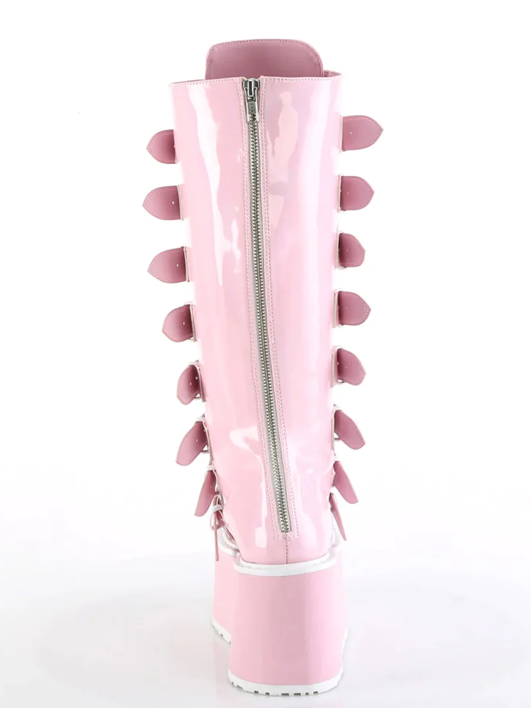 DEMONIA DAMNED-318 - PINK HOLOGRAM VEGAN LEATHER ✰ PRE ORDER ✰ - Image 3
