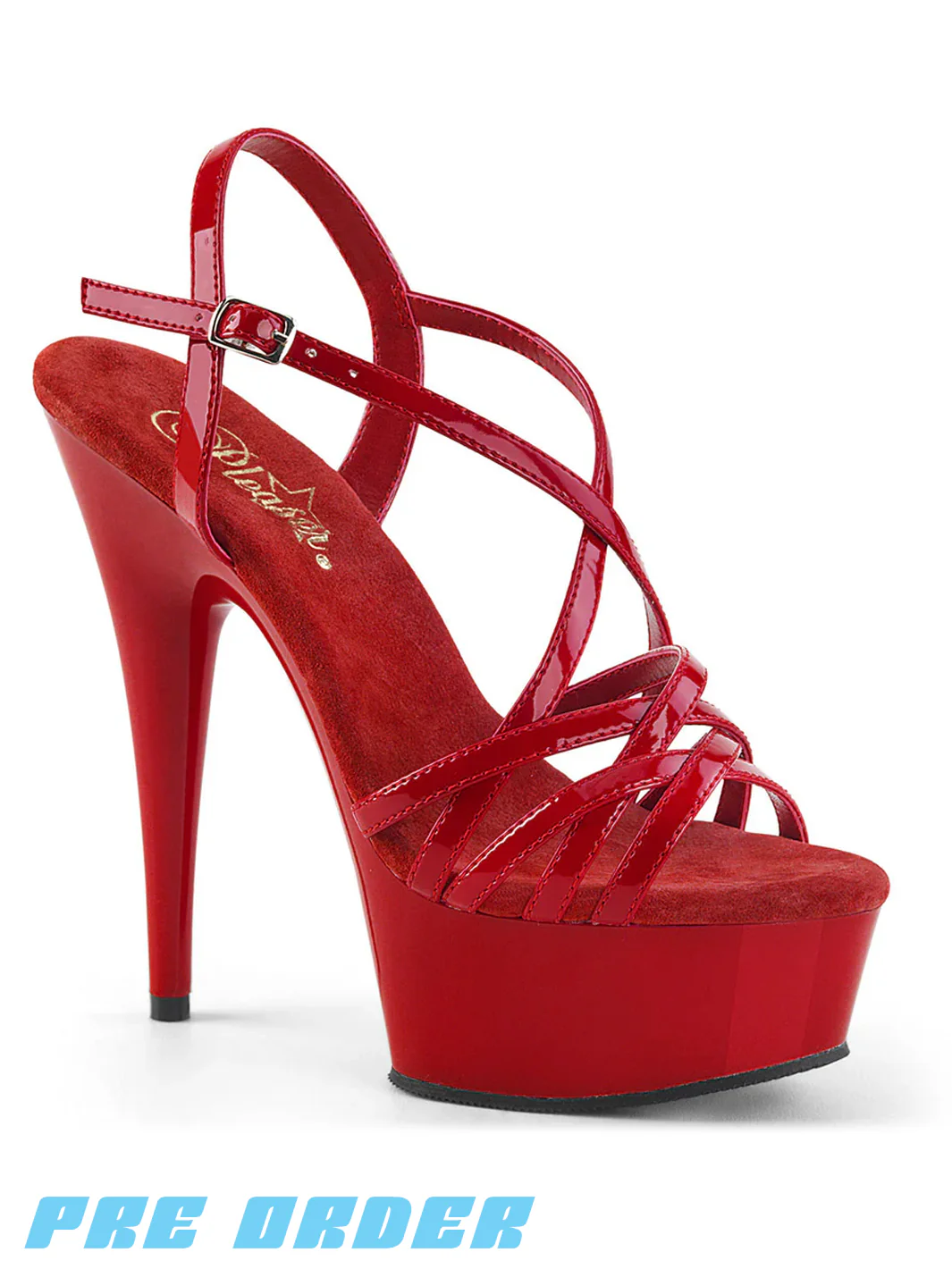 DELIGHT-613 - RED PATENT ✰ PRE ORDER ✰