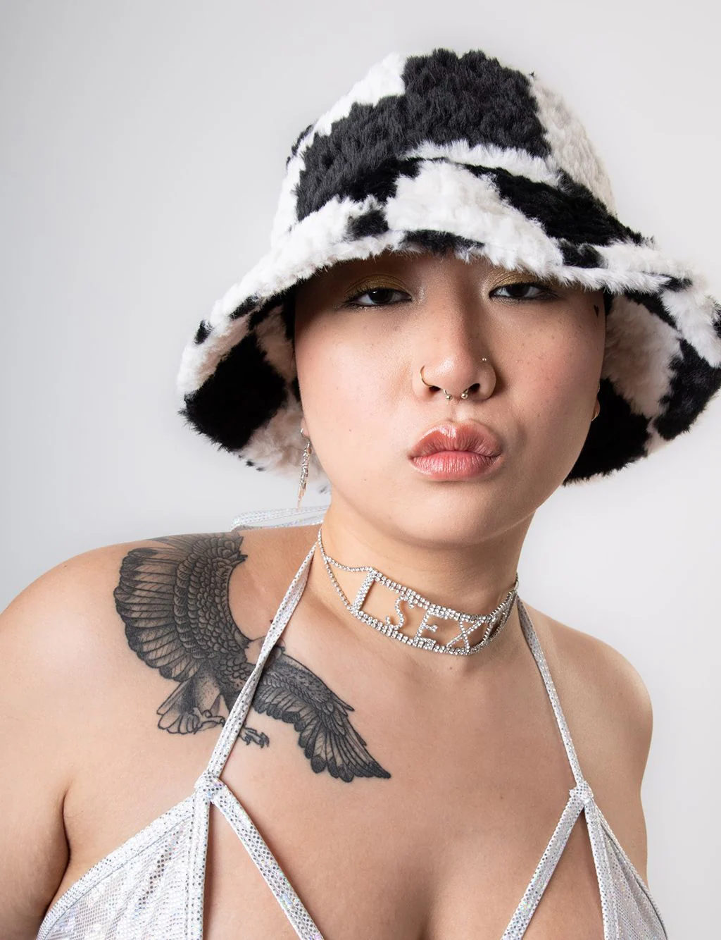 DELILAH FUZZY HAT - Image 3