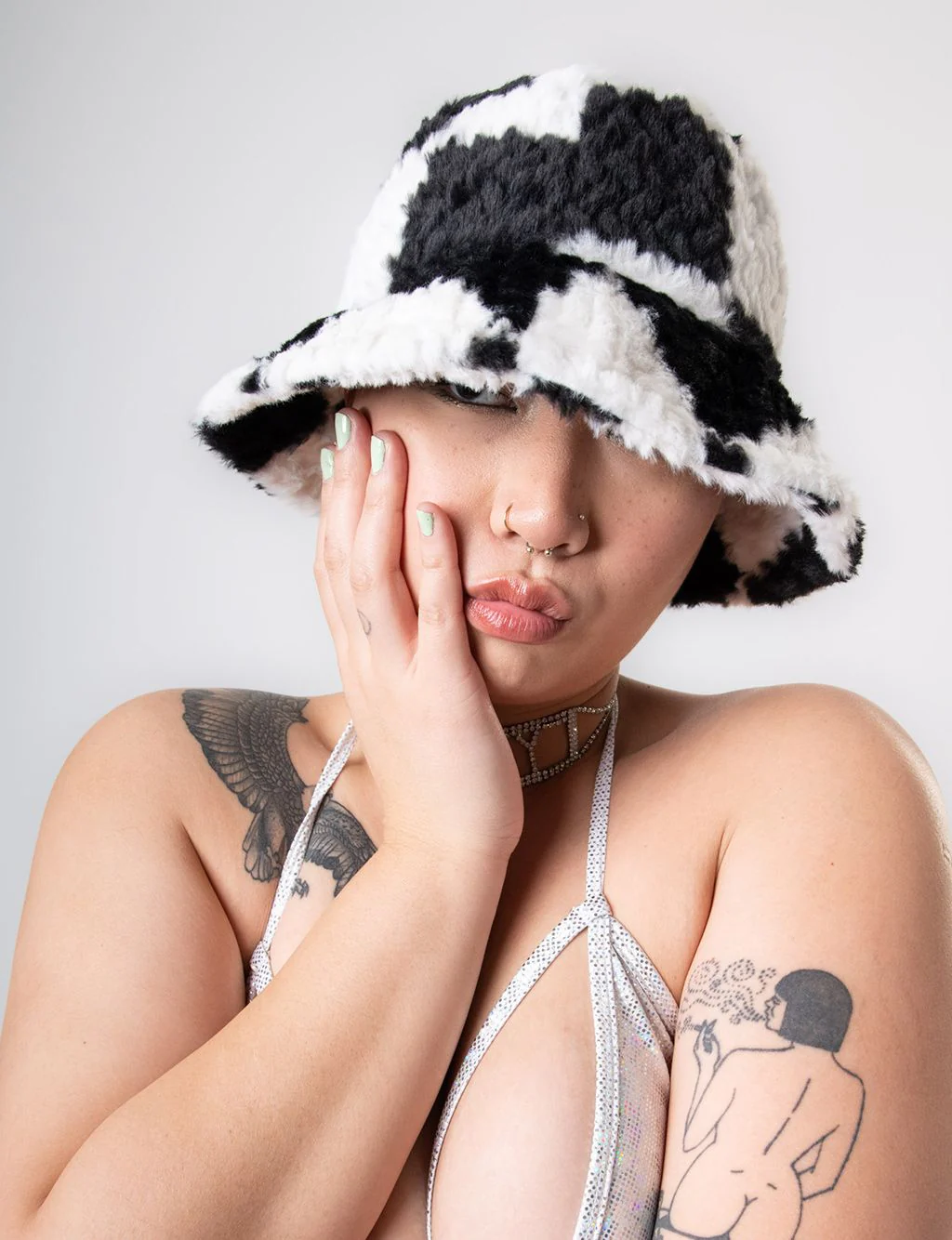 DELILAH FUZZY HAT - Image 4