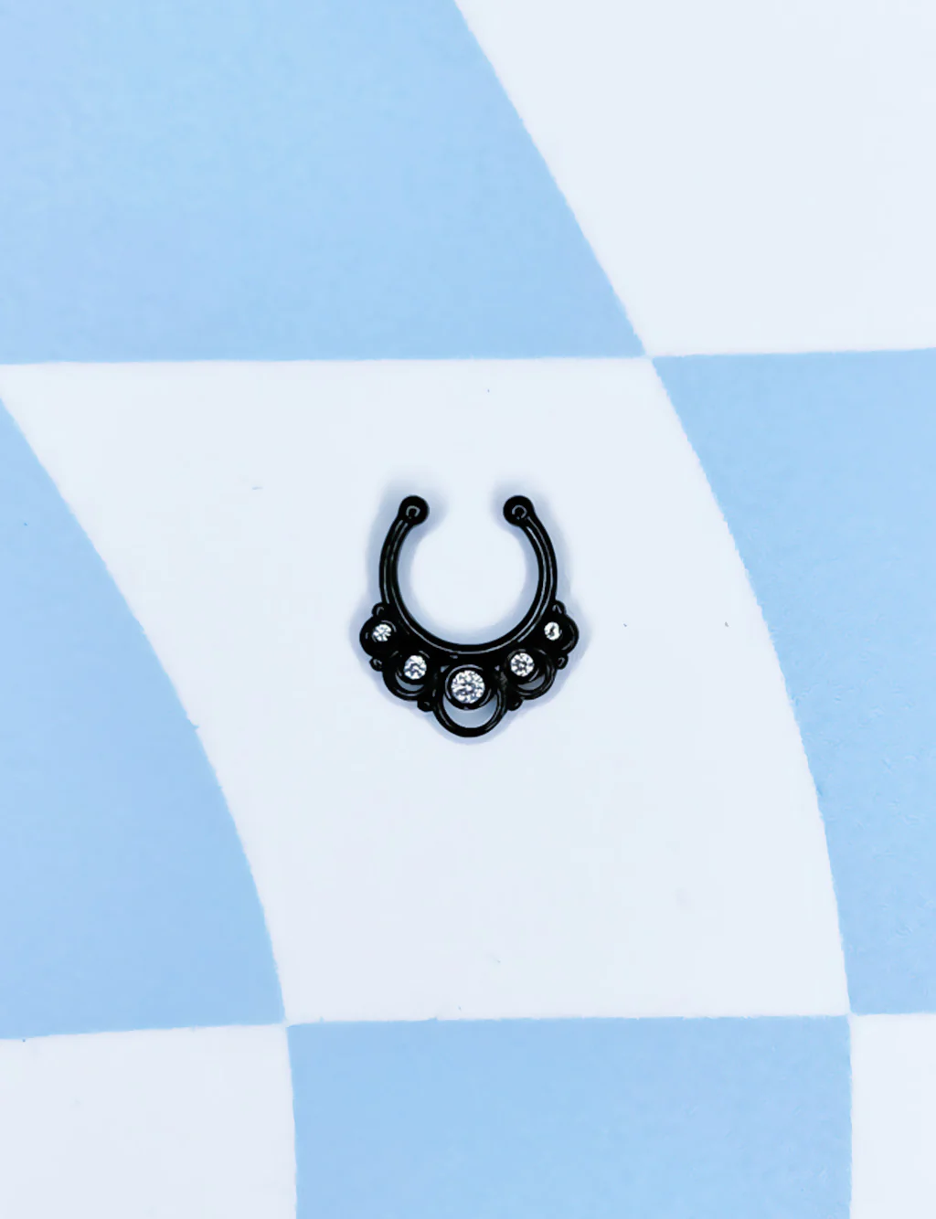 DELTA SEPTUM CLIP - BLACK