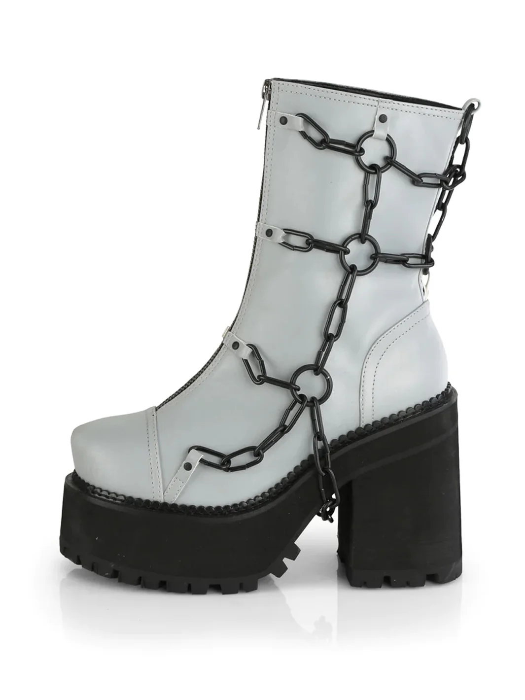 DEMONIA ASSAULT-66 - GREY REFLECTIVE  ✰ PRE ORDER ✰ - Image 2