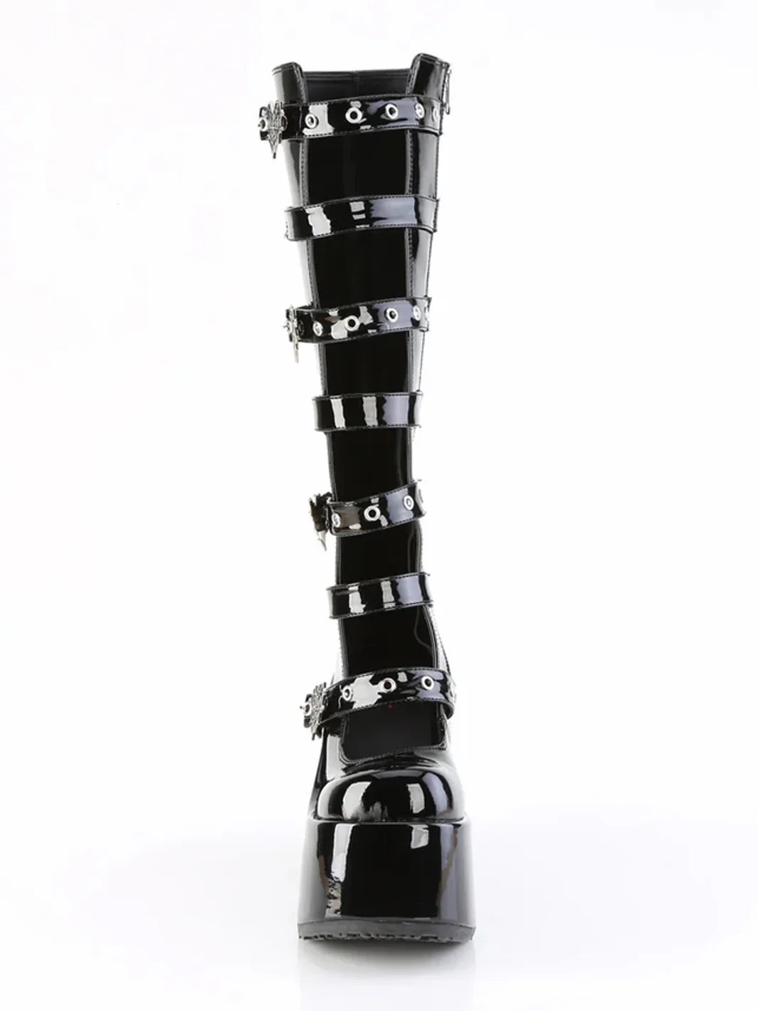 DEMONIA CAMEL-223 - BLACK PATENT ✰ PRE ORDER ✰ - Image 4